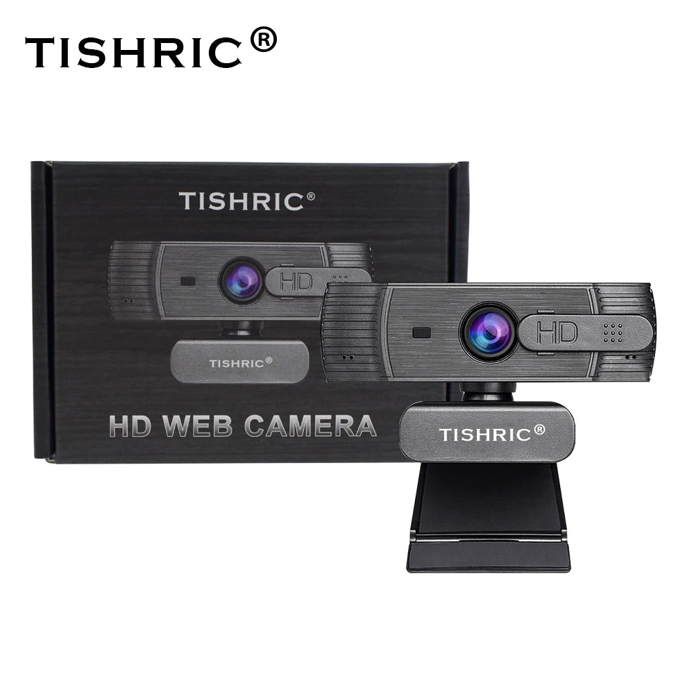 Webcam Caméra TISHRIC T200 1080p - Clarté HD et Mise au Point Automatique