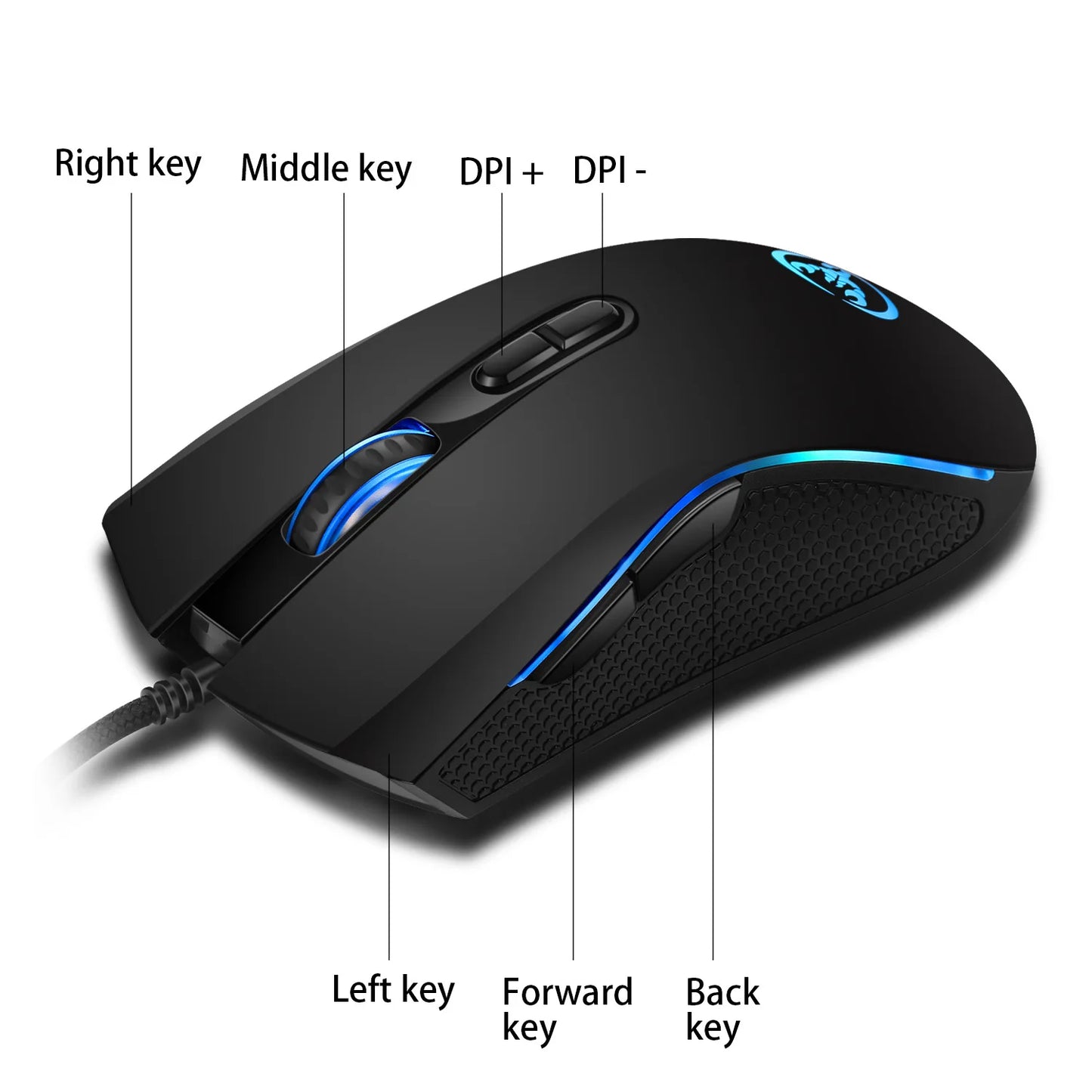 Souris Gaming Filaire Hongsund