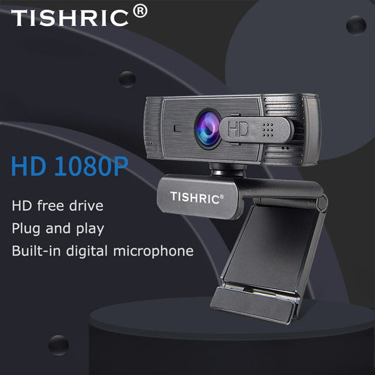 Webcam Caméra TISHRIC T200 1080p - Clarté HD et Mise au Point Automatique