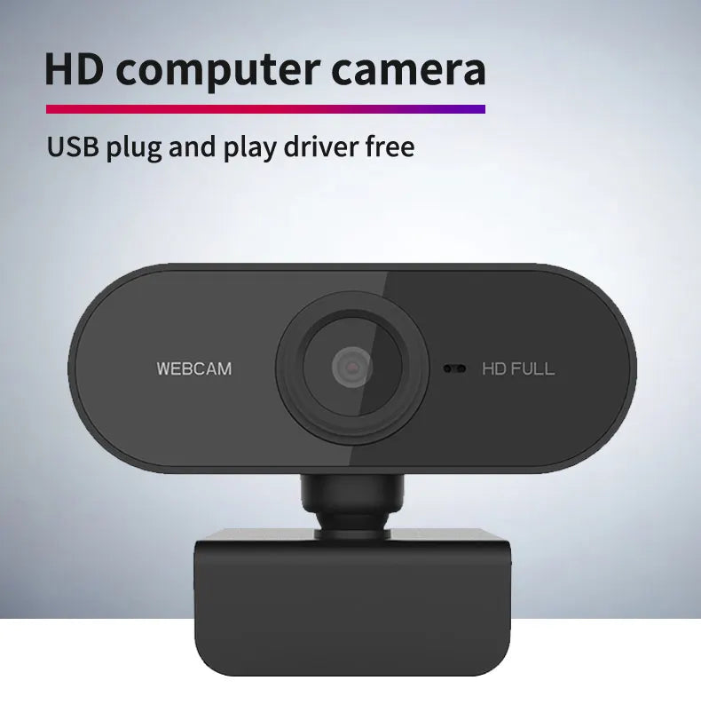 Webcam Caméra 1080P Full HD - Clarté et Polyvalence pour Vos Appels Vidéo