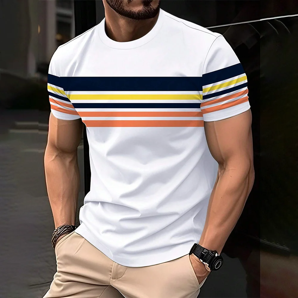 T-shirt Street 3D Stripe