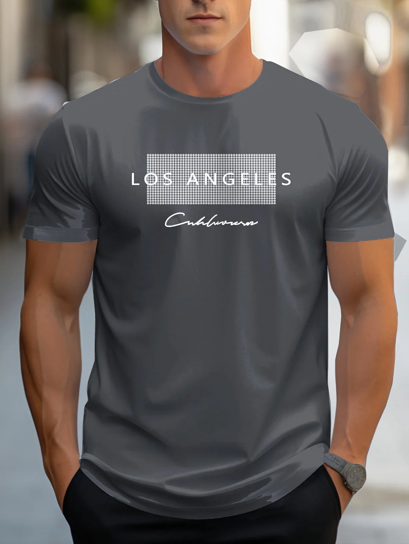 T-shirt Los Angeles Graphique