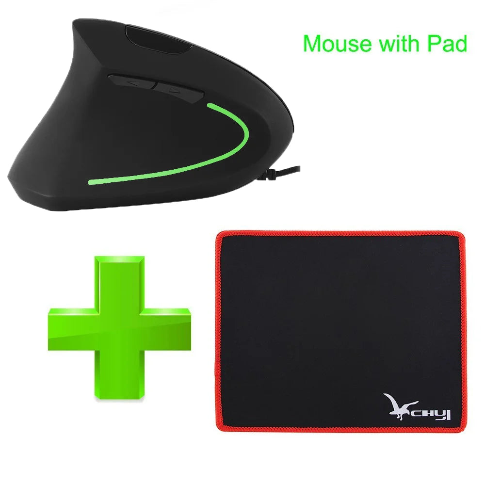 Souris Ergonomique Filaire pour Gauchers