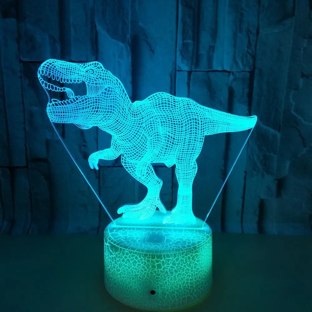 Lampe 3D Dinosaure : Illuminez les Nuits de Vos Petits Aventuriers ! 🦖