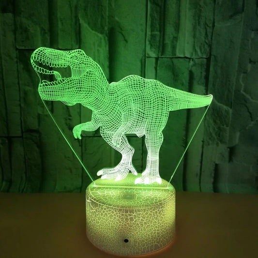 Lampe 3D Dinosaure : Illuminez les Nuits de Vos Petits Aventuriers ! 🦖