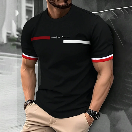 T-shirt Street 3D Stripe