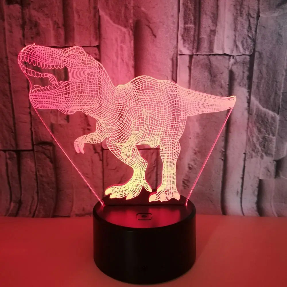 Lampe 3D Dinosaure : Illuminez les Nuits de Vos Petits Aventuriers ! 🦖