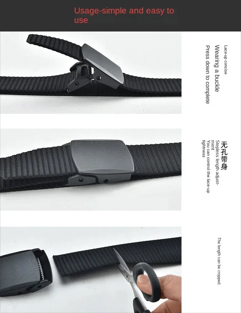 Ceinture Nylon Automatic Buckle