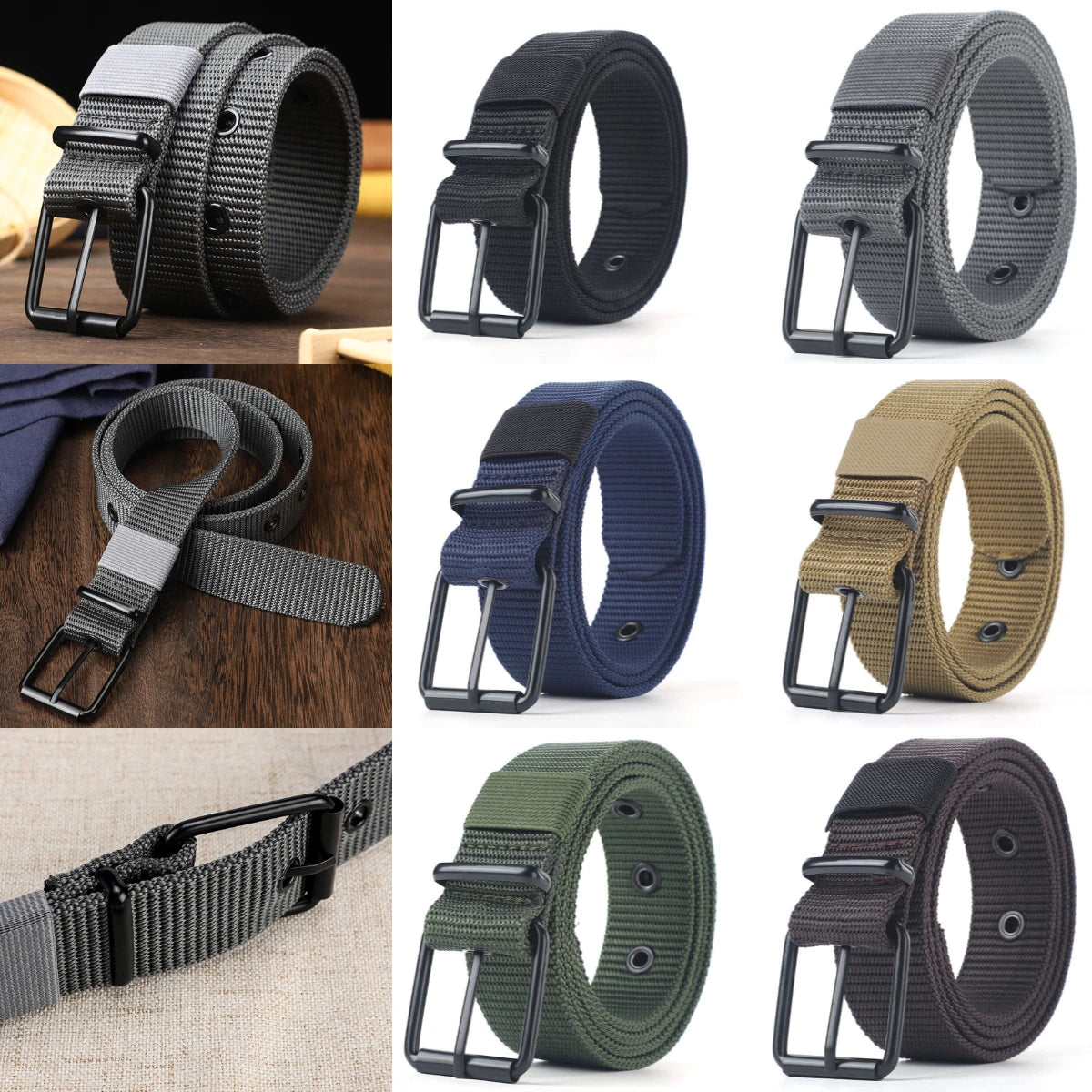 Ceinture Nylon Pin Buckle