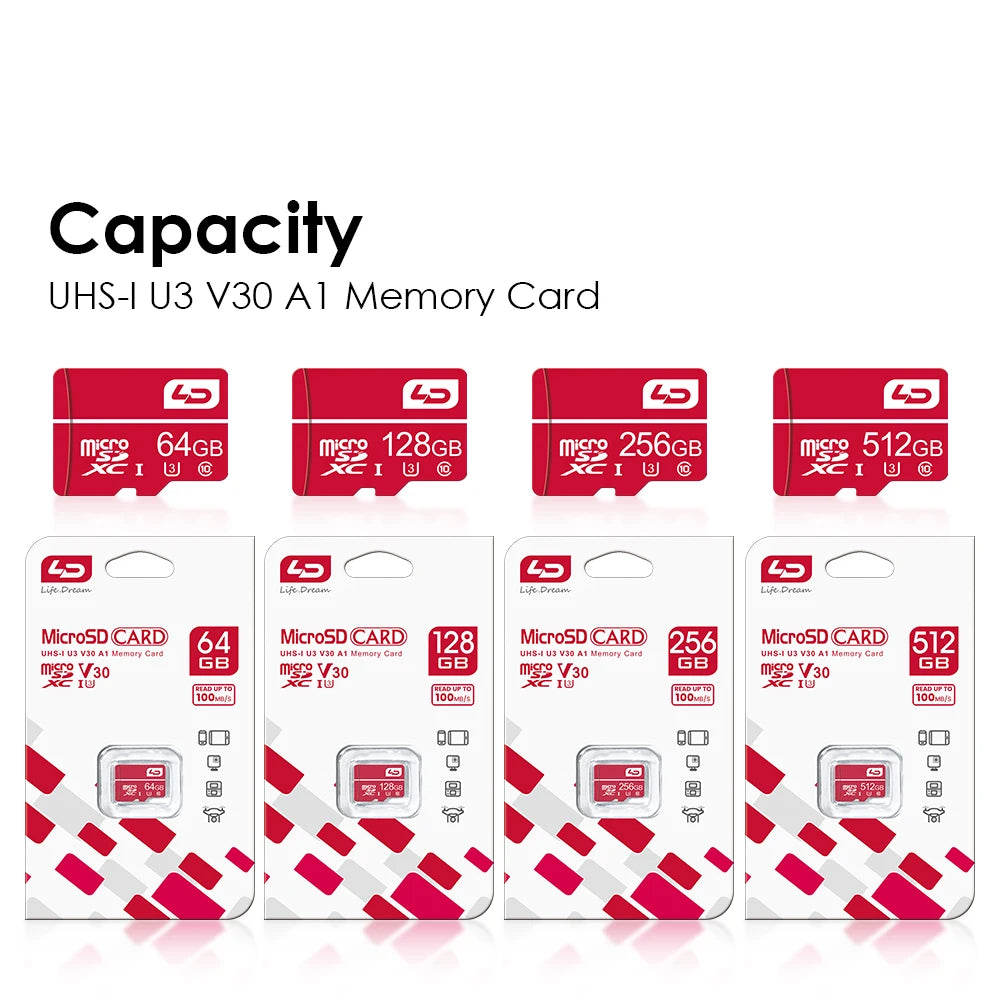 Carte MicroSD LD 1 128GB - Stockage Ultra Rapide pour Tous Vos Apparei