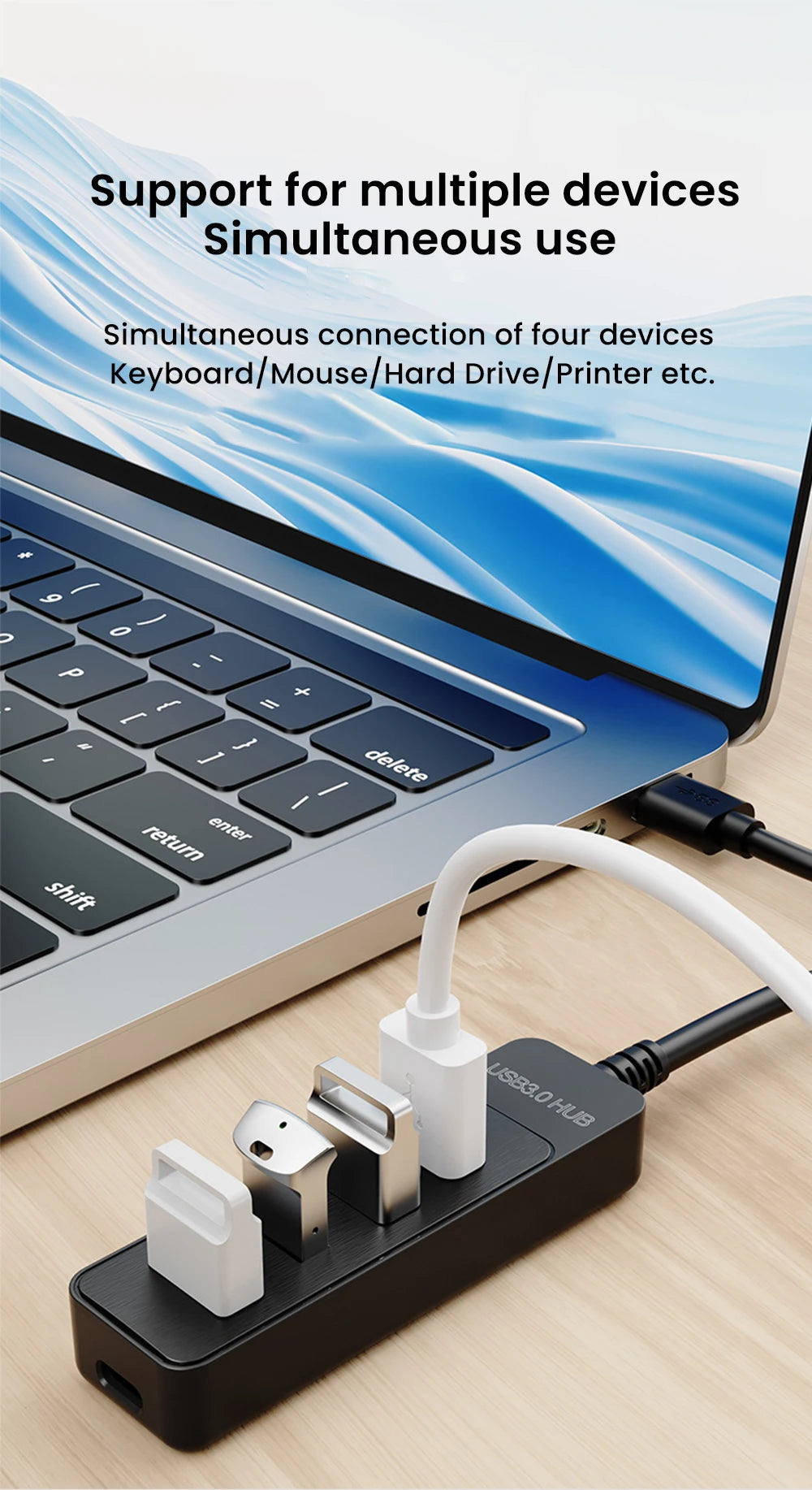 Hub USB 3.0 4 Ports