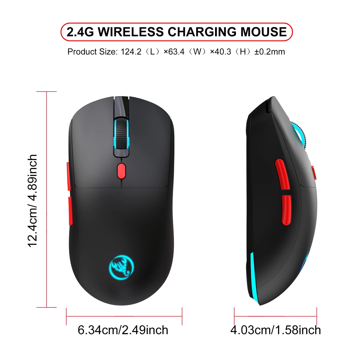 Souris Gaming Sans Fil HXSJ T20