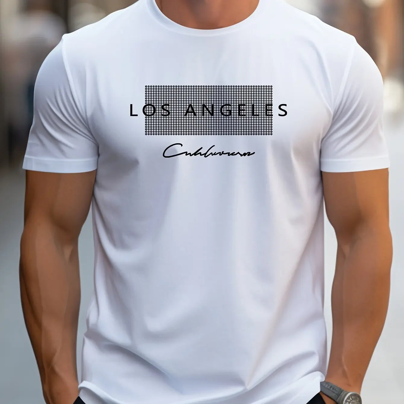 T-shirt Los Angeles Graphique