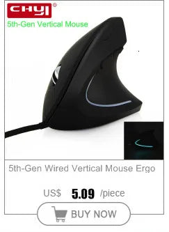 Souris Ergonomique Filaire pour Gauchers