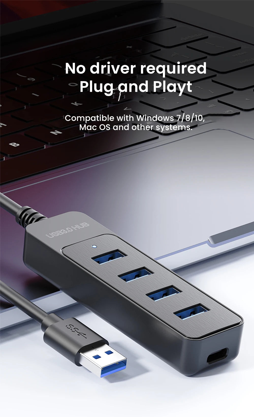 Hub USB 3.0 4 Ports