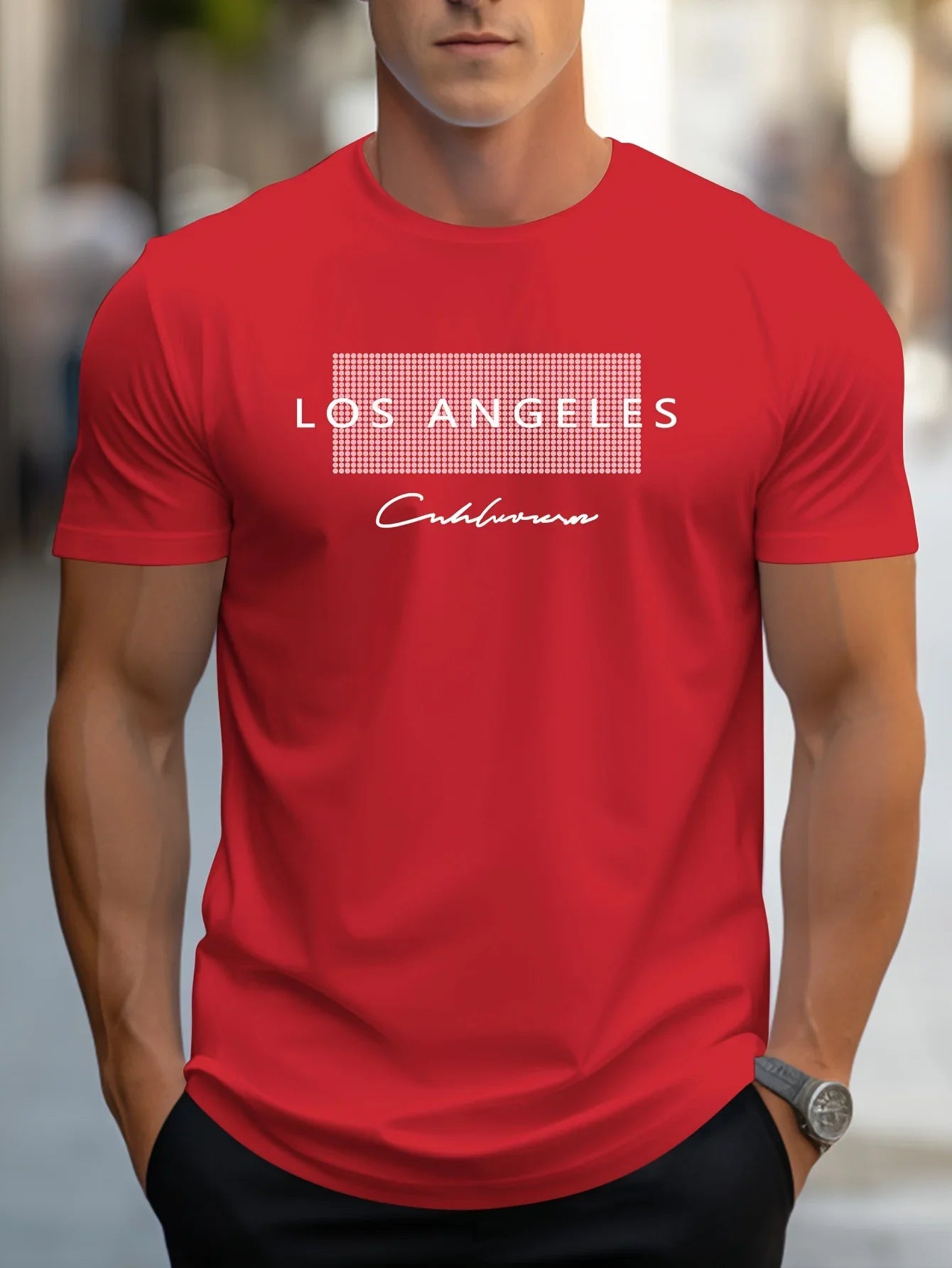 T-shirt Los Angeles Graphique